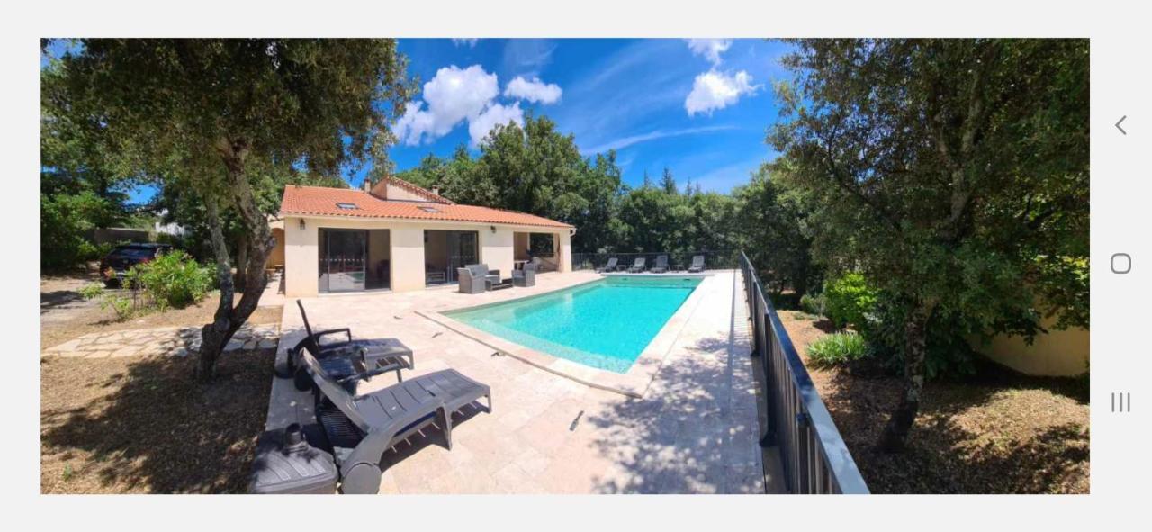 La Casita Villa Avec Piscine Pres D'Uzes Saint-Laurent-la-Vernède Exteriör bild