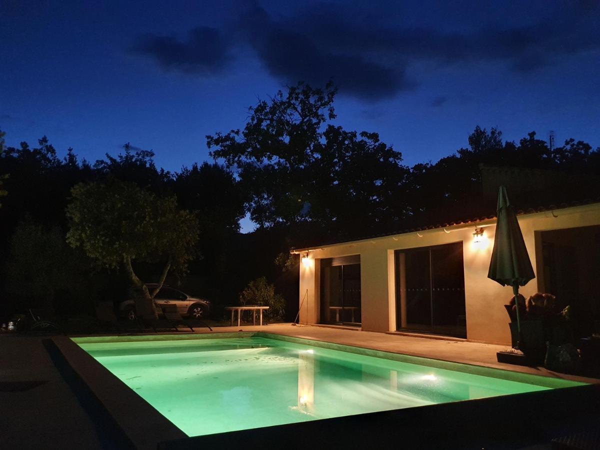 La Casita Villa Avec Piscine Pres D'Uzes Saint-Laurent-la-Vernède Exteriör bild