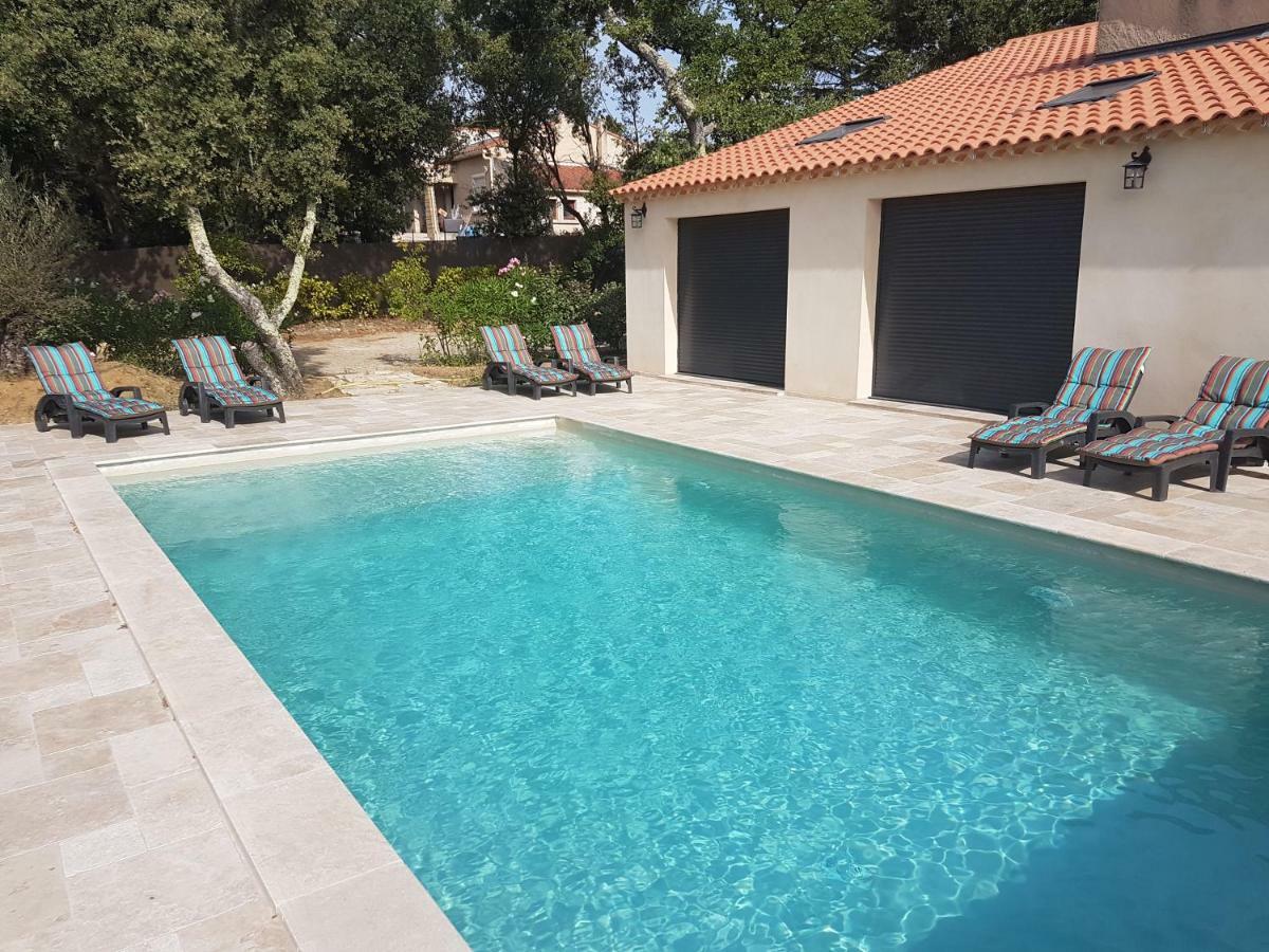 La Casita Villa Avec Piscine Pres D'Uzes Saint-Laurent-la-Vernède Exteriör bild