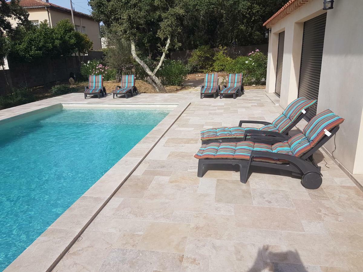 La Casita Villa Avec Piscine Pres D'Uzes Saint-Laurent-la-Vernède Exteriör bild