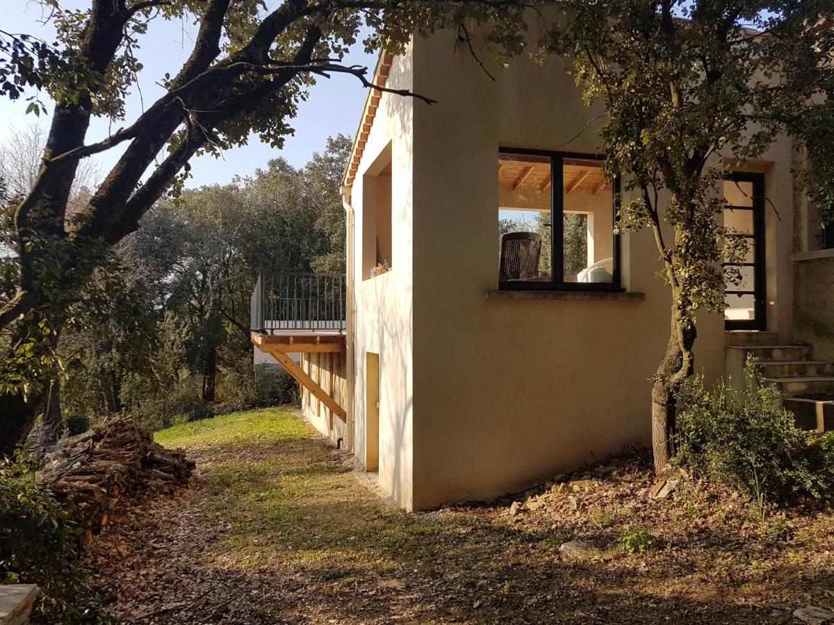 La Casita Villa Avec Piscine Pres D'Uzes Saint-Laurent-la-Vernède Exteriör bild