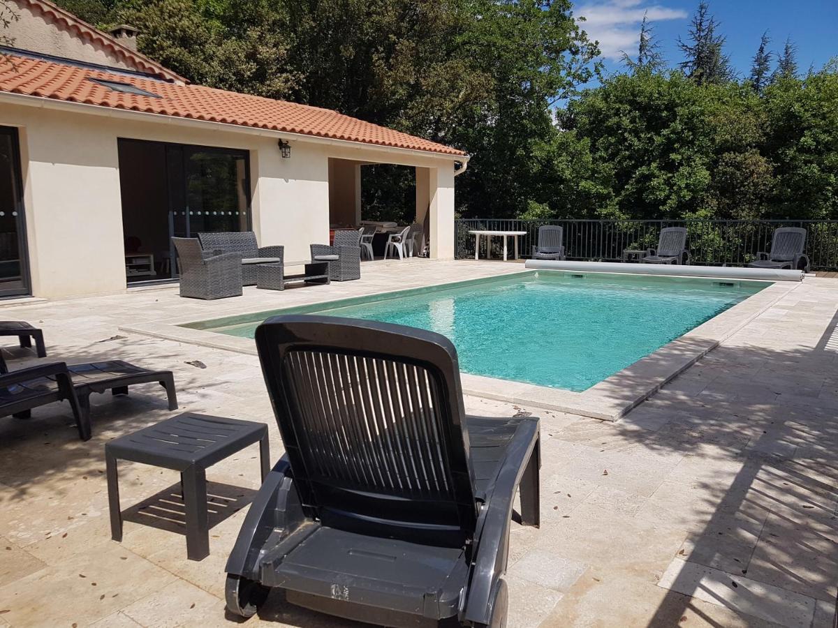 La Casita Villa Avec Piscine Pres D'Uzes Saint-Laurent-la-Vernède Exteriör bild